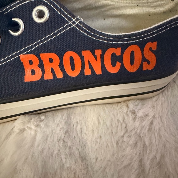 Blue and Orange Denver Broncos Sneakers - Picture 7 of 7